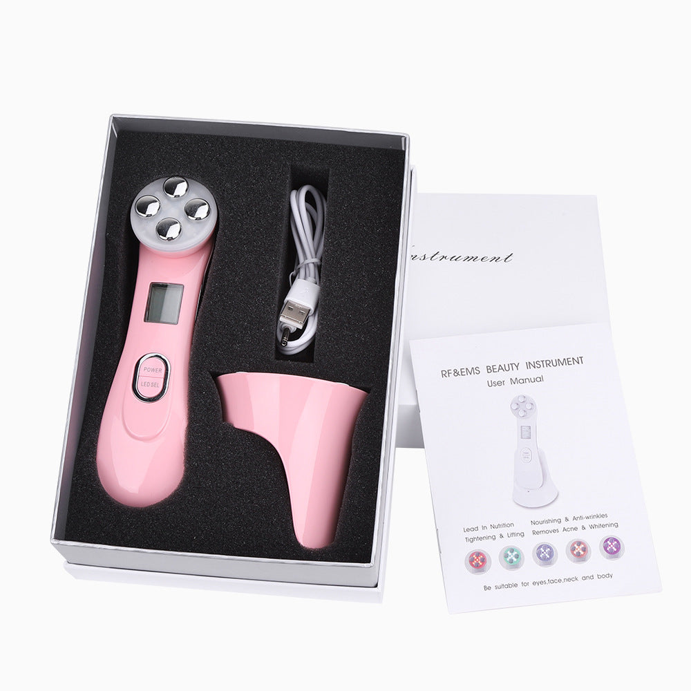 Multifunctional Skin Rejuvenation Device – Deep Cleansing, Lifting & Anti-Aging (Black & White)