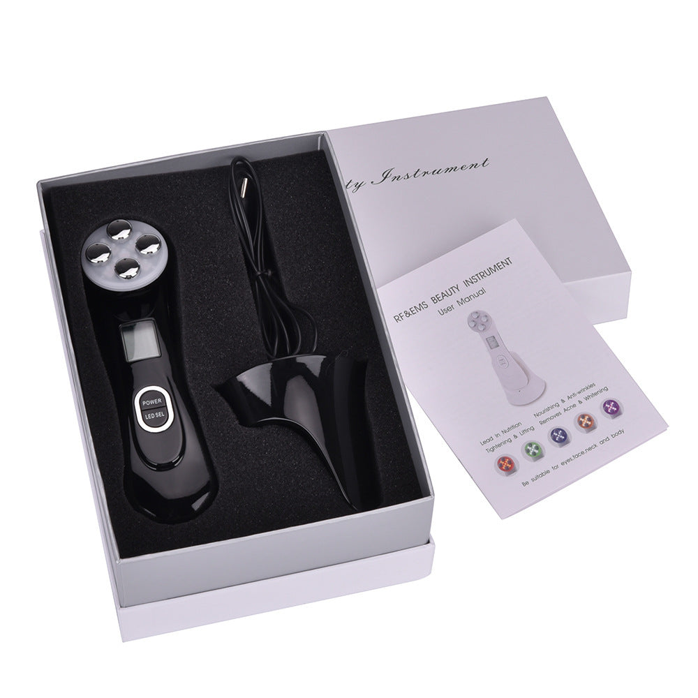 Multifunctional Skin Rejuvenation Device – Deep Cleansing, Lifting & Anti-Aging (Black & White)