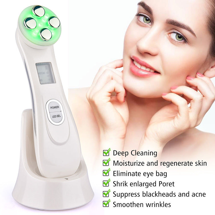 Multifunctional Skin Rejuvenation Device – Deep Cleansing, Lifting & Anti-Aging (Black & White)