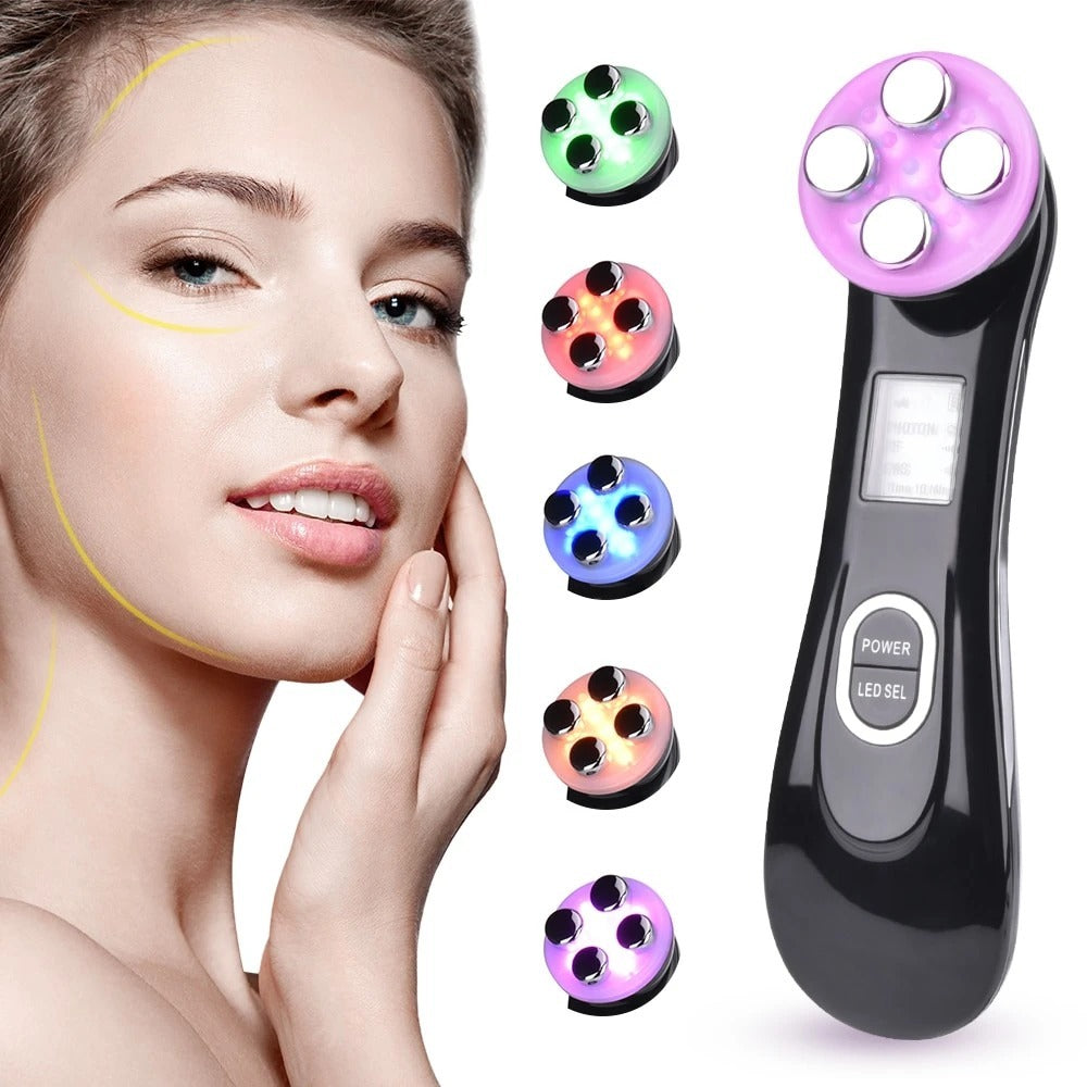 Multifunctional Skin Rejuvenation Device – Deep Cleansing, Lifting & Anti-Aging (Black & White)