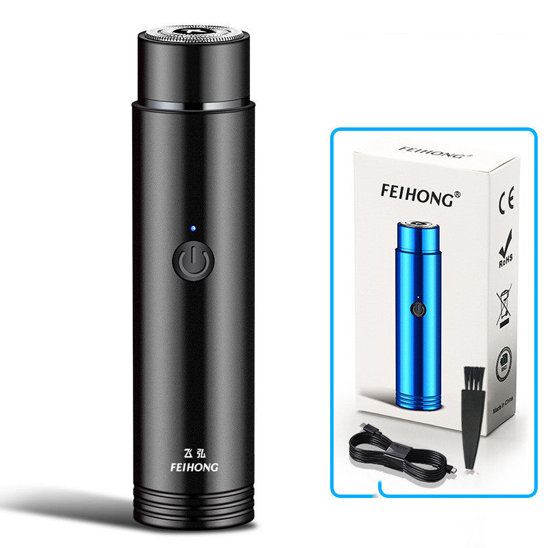 Mini Rechargeable Electric Shaver – Portable Grooming Tool for Men (USB Powered)