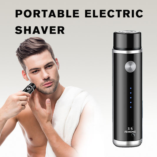 Mini Rechargeable Electric Shaver – Portable Grooming Tool for Men (USB Powered)
