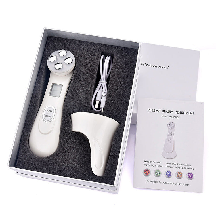 Multifunctional Skin Rejuvenation Device – Deep Cleansing, Lifting & Anti-Aging (Black & White)