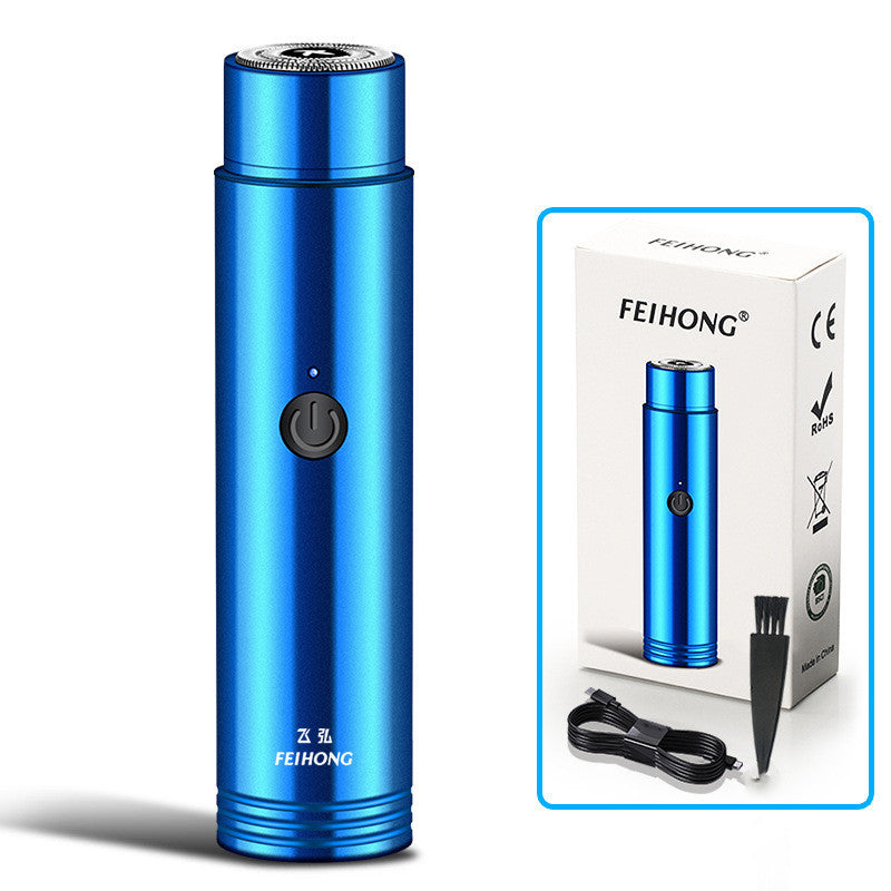 Mini Rechargeable Electric Shaver – Portable Grooming Tool for Men (USB Powered)