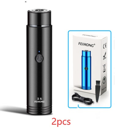 Mini Rechargeable Electric Shaver – Portable Grooming Tool for Men (USB Powered)