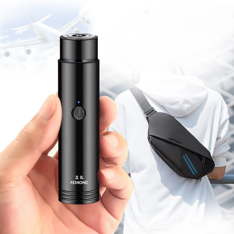 Mini Rechargeable Electric Shaver – Portable Grooming Tool for Men (USB Powered)