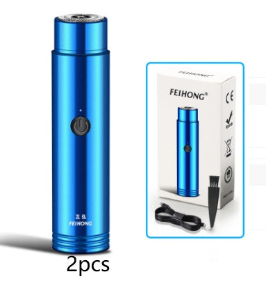 Mini Rechargeable Electric Shaver – Portable Grooming Tool for Men (USB Powered)